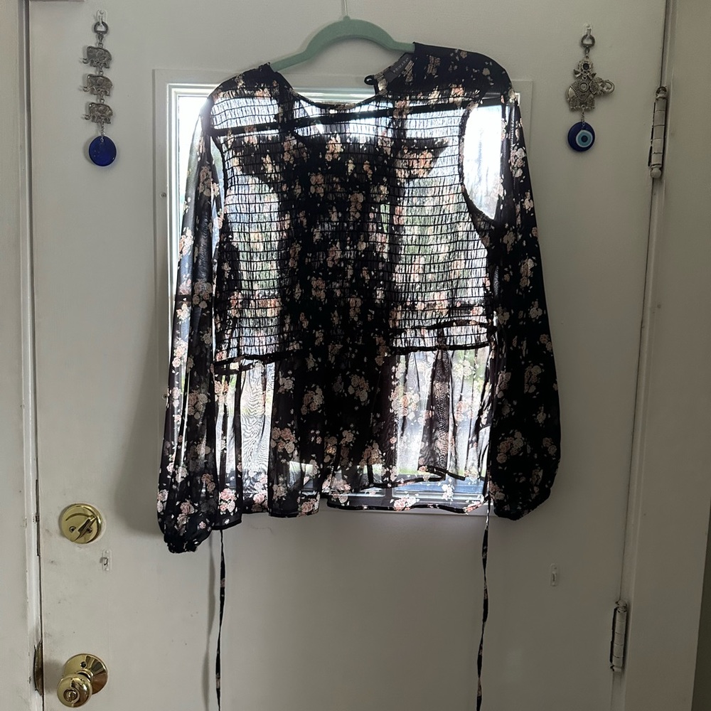 Sheer Floral Top- Primark